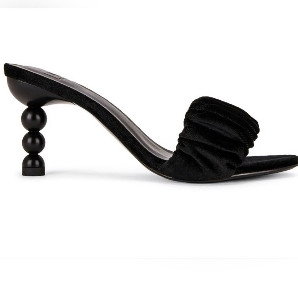 Azelea Wang Black Open Square Toe Sofi Herls